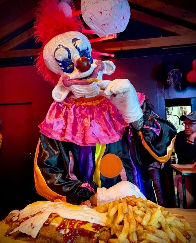 La cocina de Haunted es amplia y con porciones abundantes