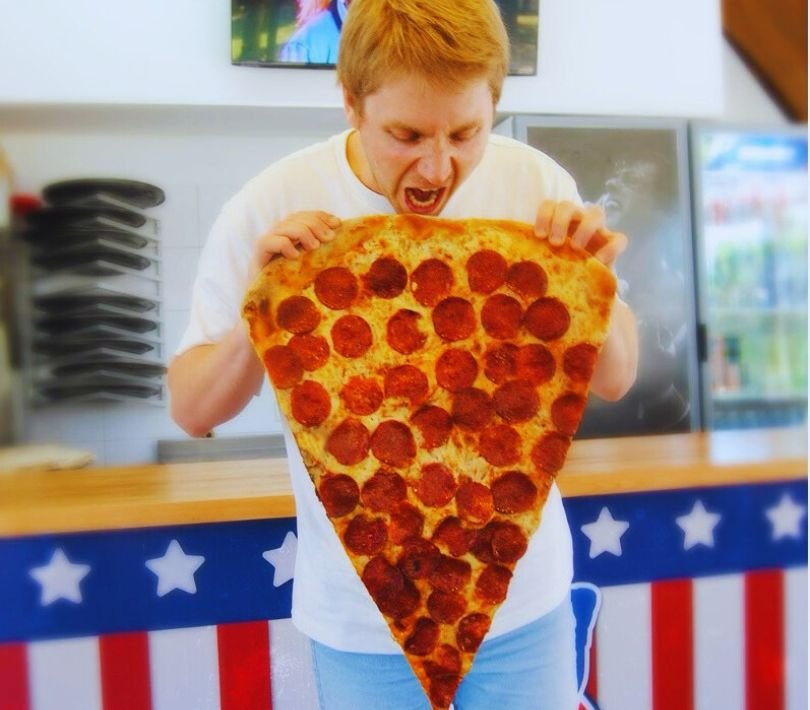 Balboa la pizza XXL de Las Cañitas.